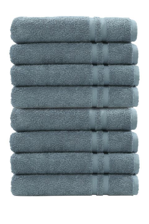 Denzi Hand Towels - Set of 8 - Denzi Blue