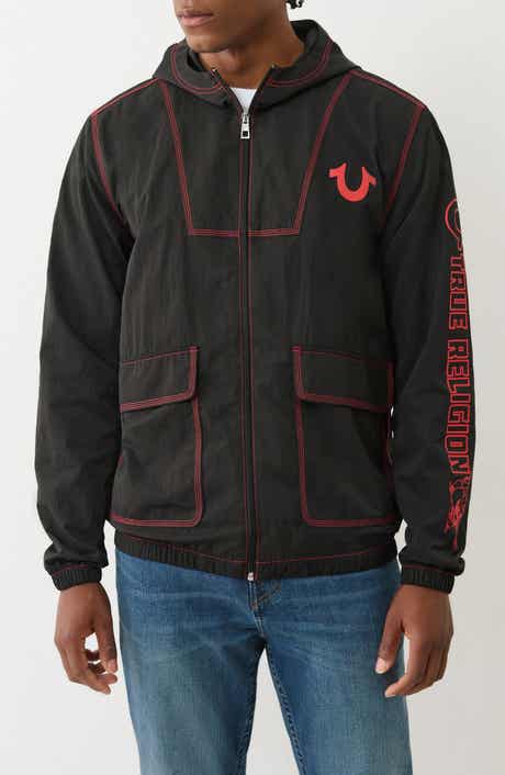 True Religion Triple Needle Contrast Hoodie