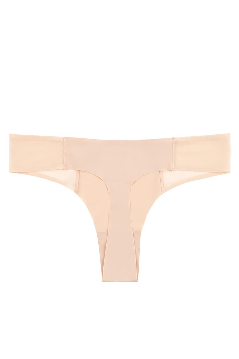 2-Pack Soft Seamless Thong with Mesh, Alternate, color, SMOKE GREY