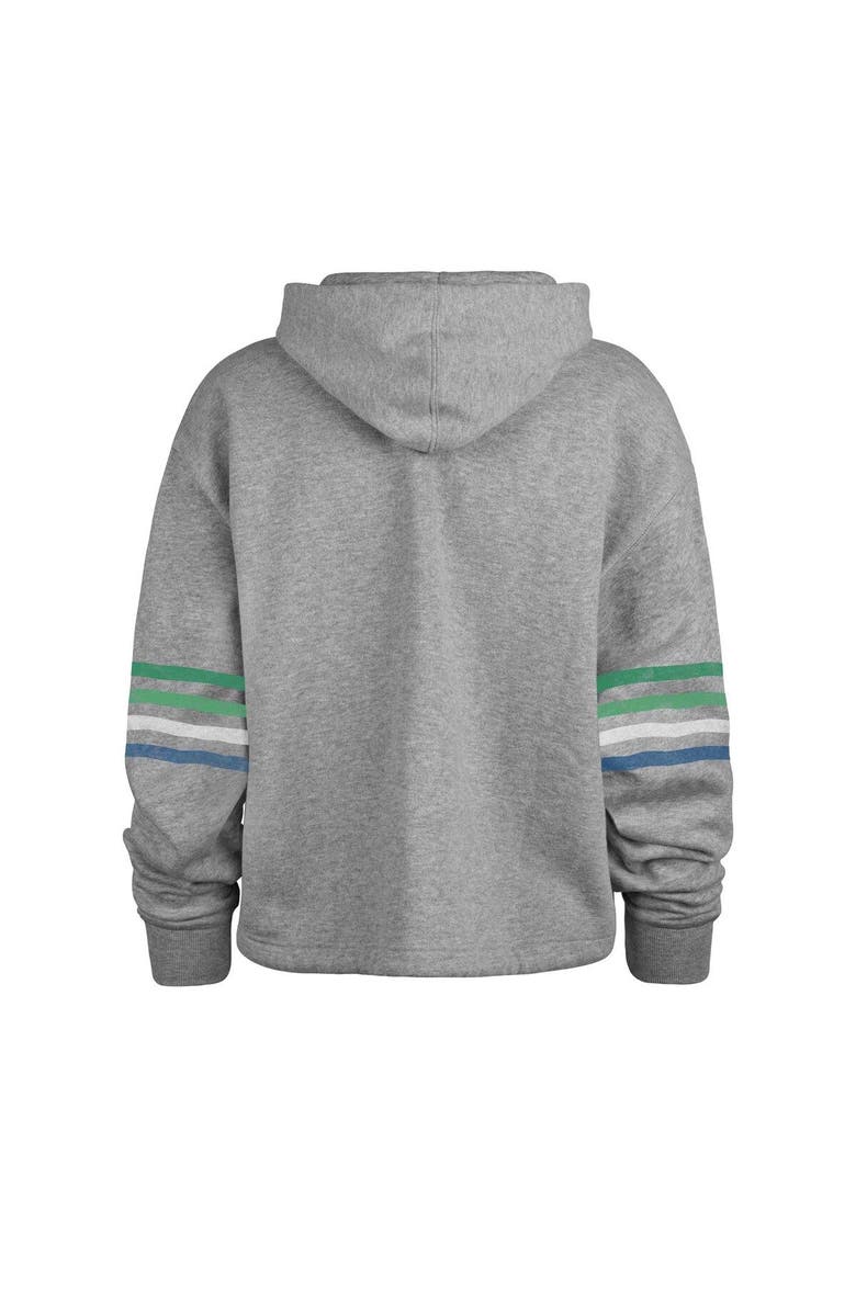 '47 Women's '47 Heather Gray Seattle Seahawks Upland Bennett Pullover Hoodie, Alternate, color, 