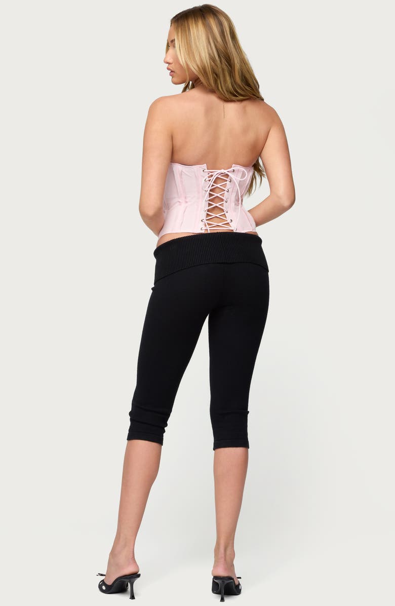 EDIKTED Naliah Raw Edge Underwire Crop Top, Alternate, color,