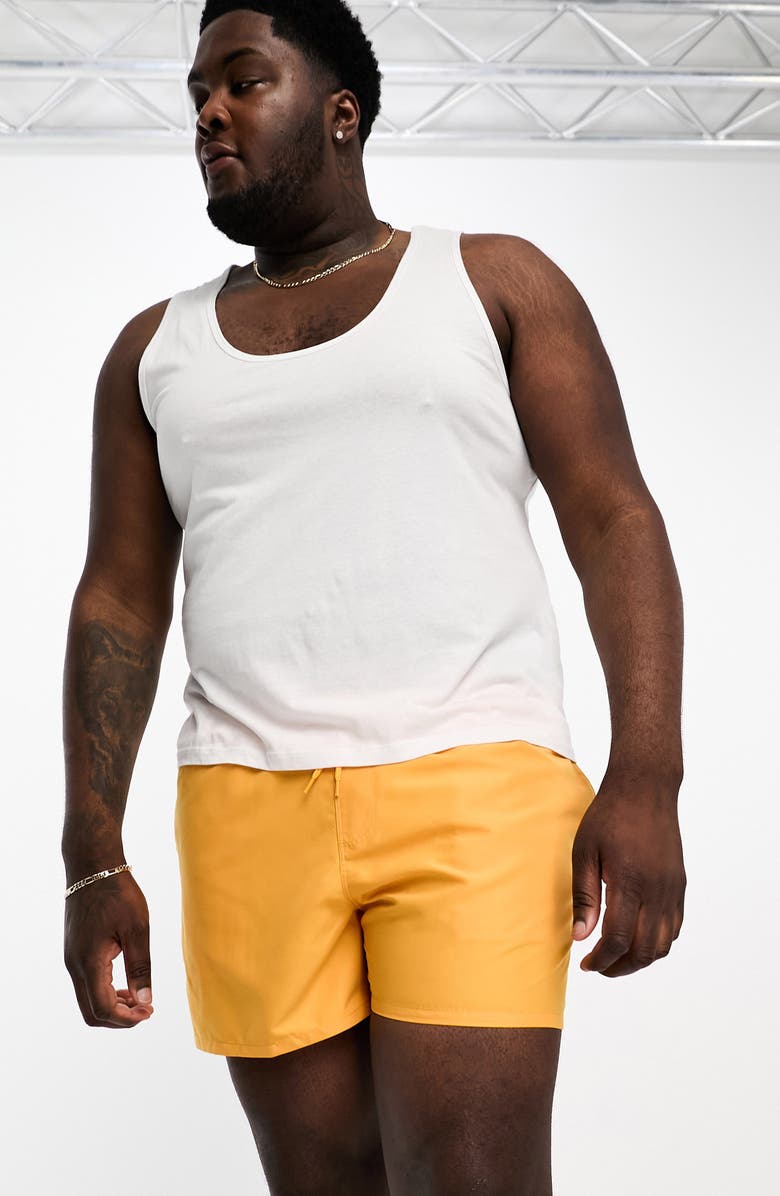 ASOS DESIGN Short Swim Trunks, Alternate, color,