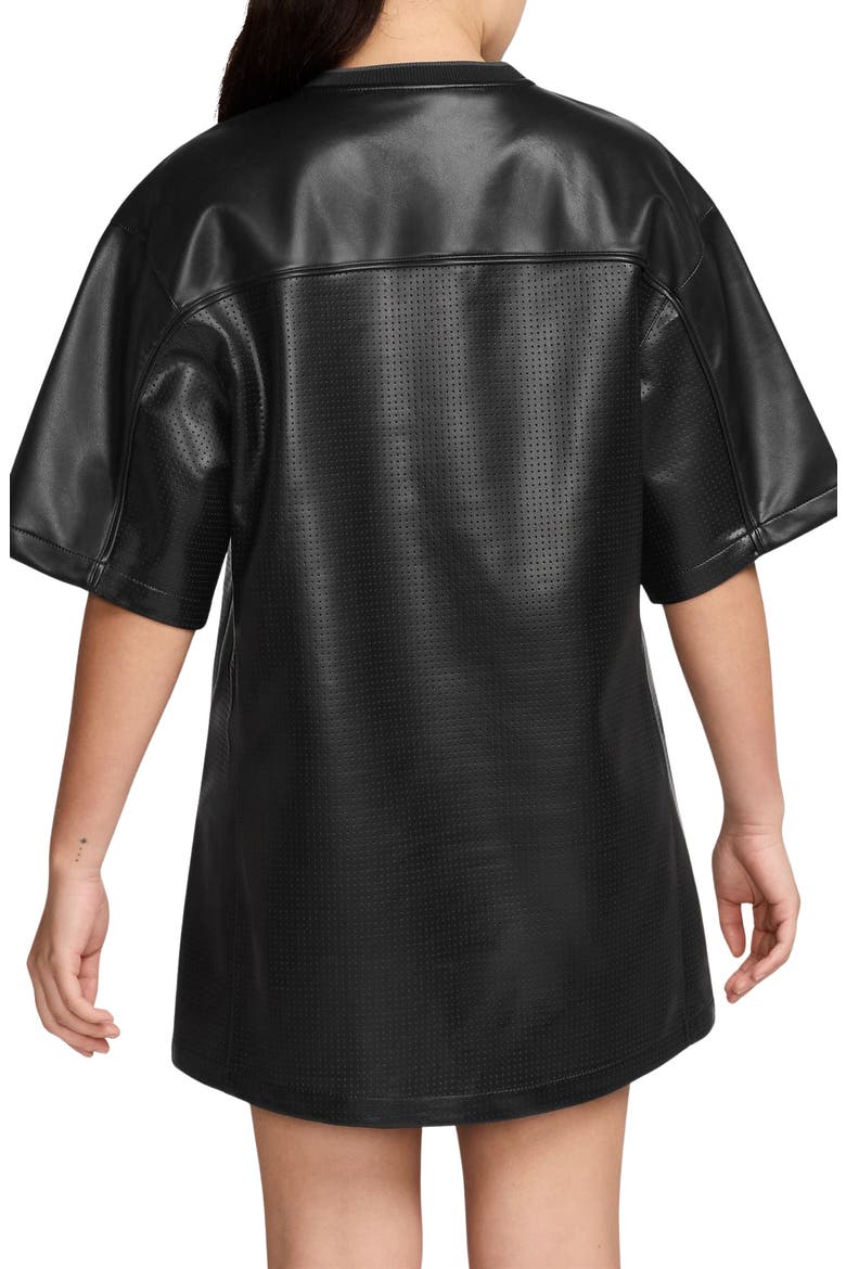 jordan leather dress Faux Leather T-Shirt Dress (Women)