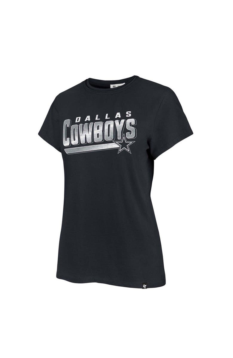 '47 Women's '47 Navy Dallas Cowboys Pep Up Frankie T-Shirt, Alternate, color, 