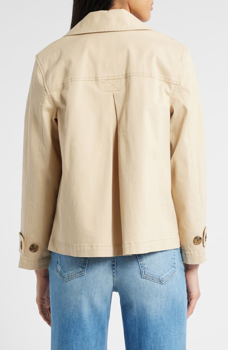 Caslon<sup>®</sup> Swing Trench Coat, Alternate, color, Tan Shore