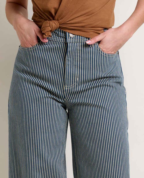 Toad And Co Balsam Wide Leg Pants In Blue