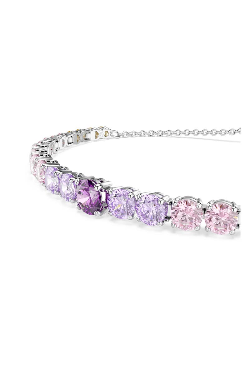 Matrix Crystal Slider Bracelet, Alternate, color, SILVER/ MULTI