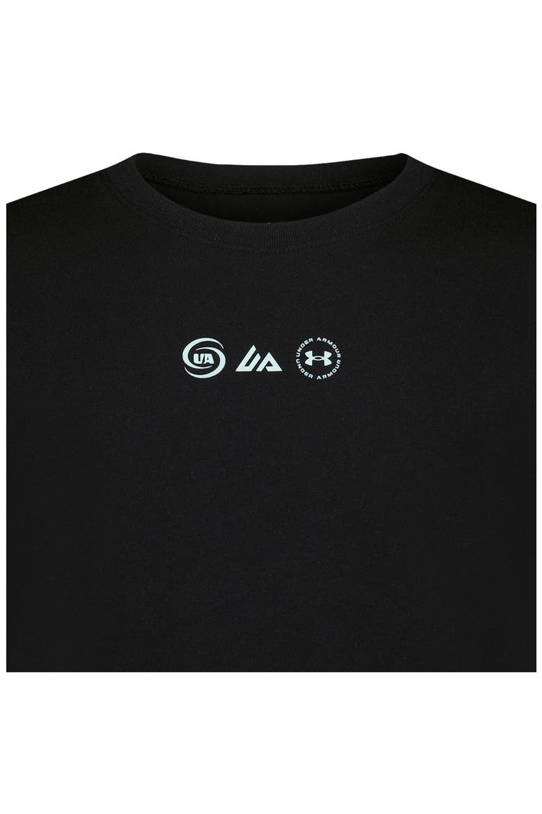 Kids' Mountain Collage Graphic T-Shirt, Alternate, color, BLACK