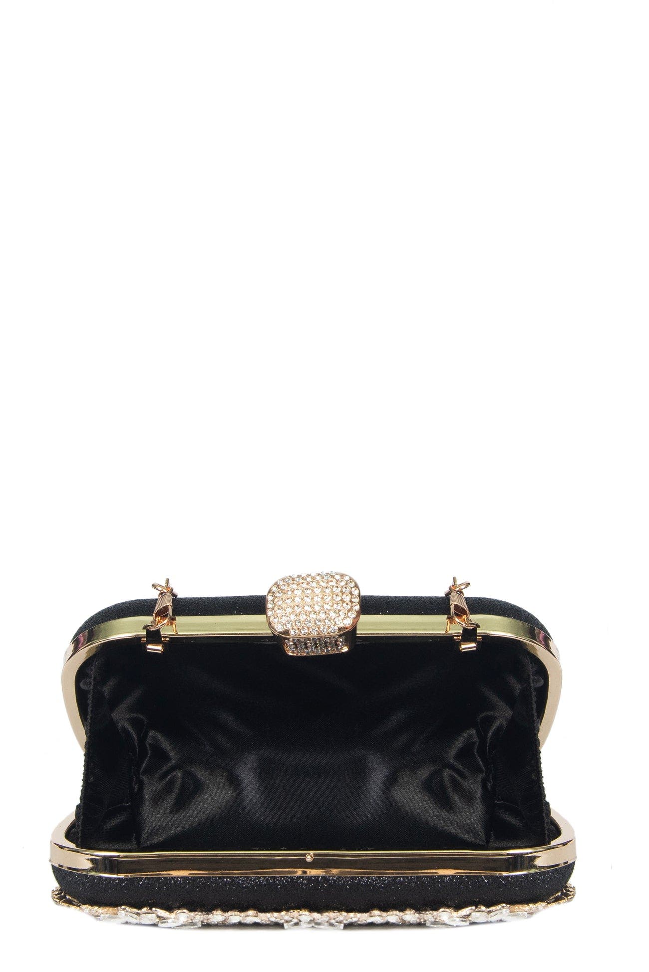 Lauren Lorraine Sofie Clutch, Alternate, color, Black