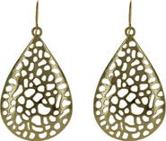 OLIVIA WELLES Cutout Teardrop Earrings