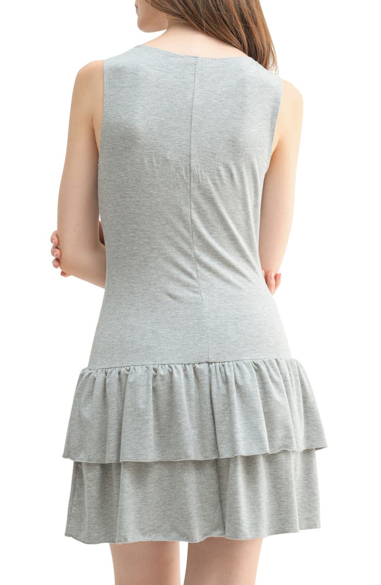 Lush Tiered Ruffled Drop Waist Dress, Alternate, color,