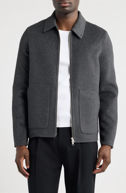 Sapaulo Wool Blend Shirt Jacket