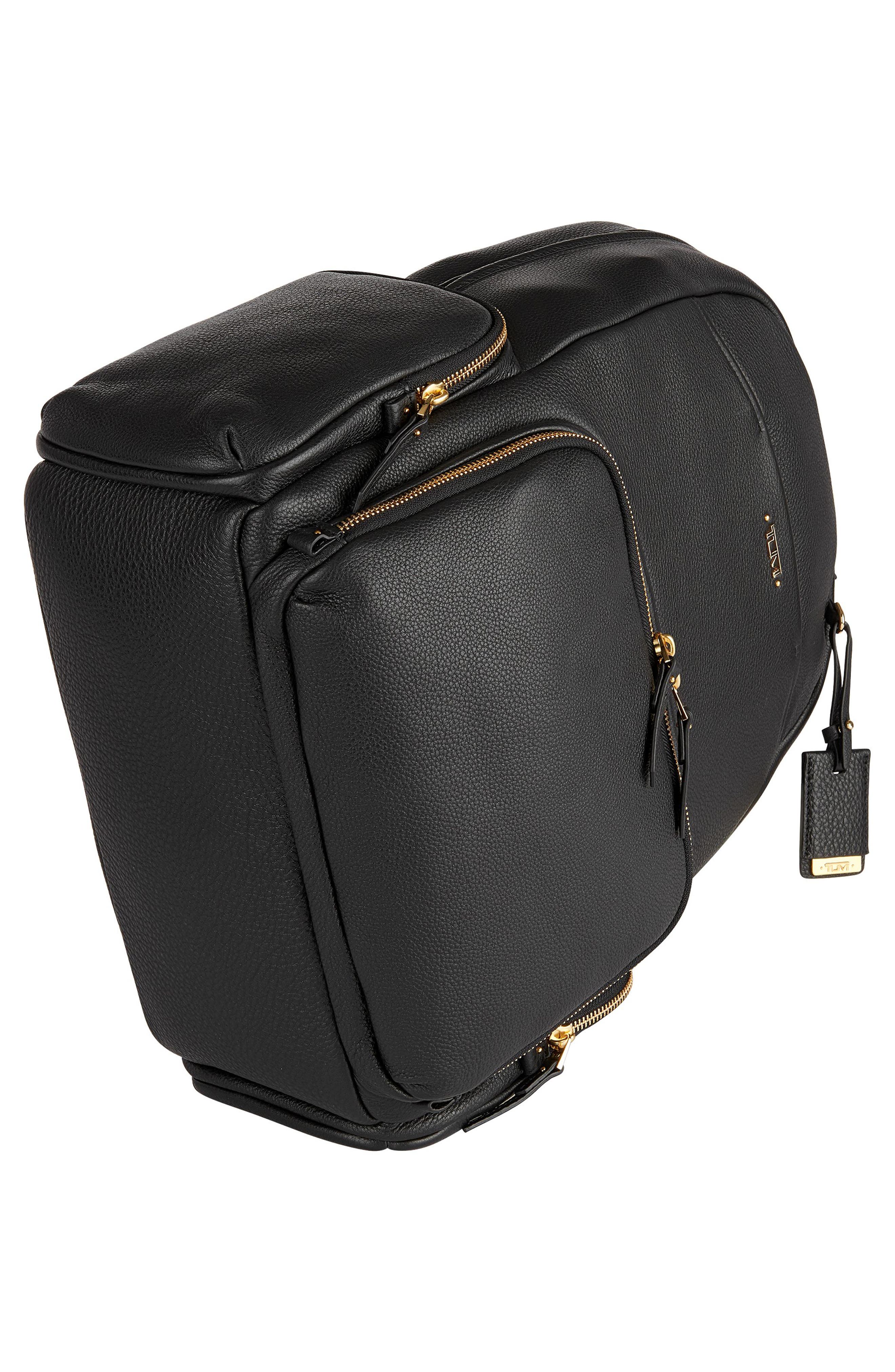 TUMI Calais Leather Computer Backpack, Alternate, color, 