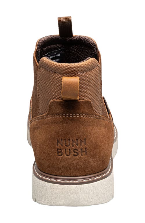 Nunn Bush Karnak Plain Toe Chelsea Boot In Brown