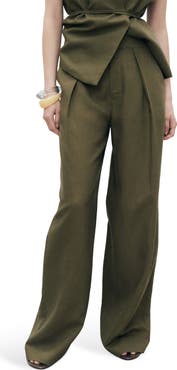 MANGO Straight Leg Pants