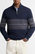 Barbour Millwood Fair Isle Half Zip Sweater