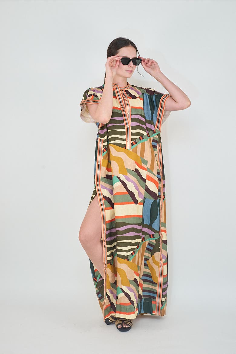 Long Tunic Stripes, Main, color, Multicolor