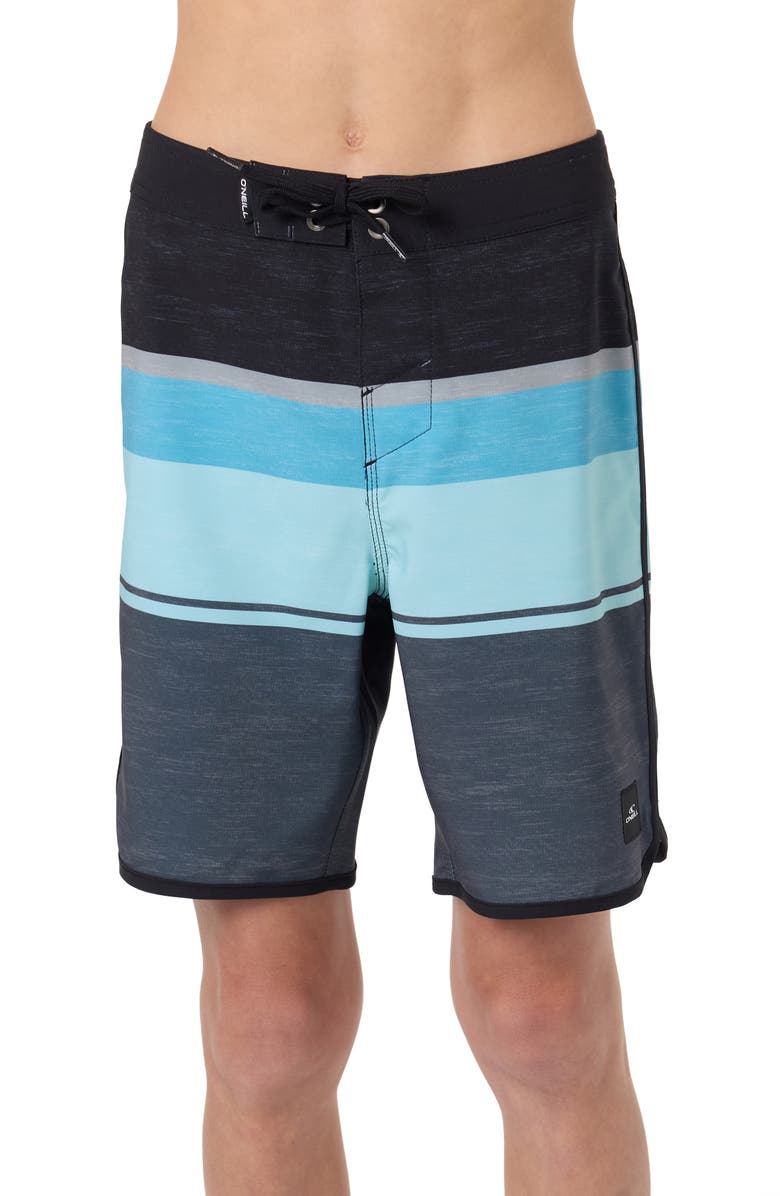 O'Neill Kids' Lennox Scallop Swim Trunks, Main, color, 