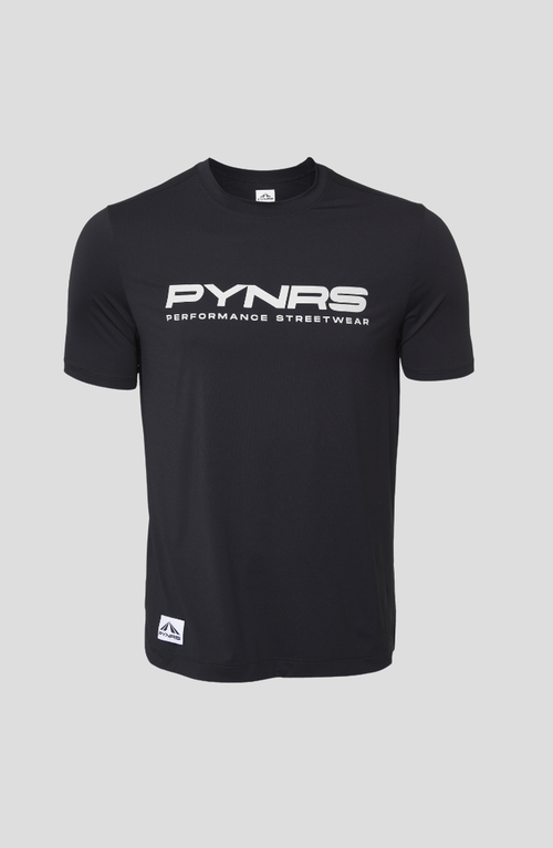 Pynrs Performance Streetwear Walk Hill Running Tee In Black