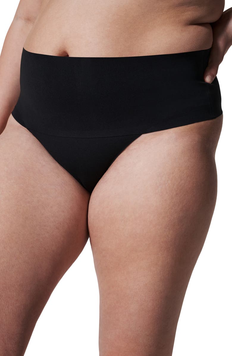 SPANX<sup>®</sup> SPANXsmooth<sup>™</sup> Undie-tectable Thong, Alternate, color, Very Black