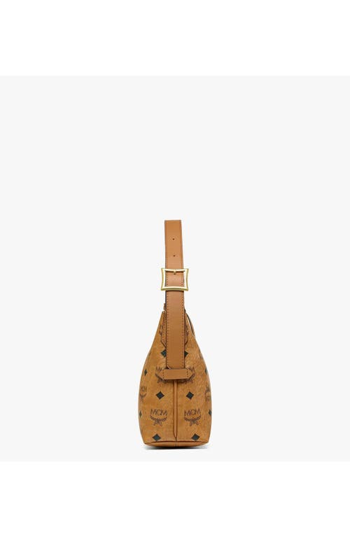 Mcm Adjustable Shoulder Strap Shoulder Bag In Brown