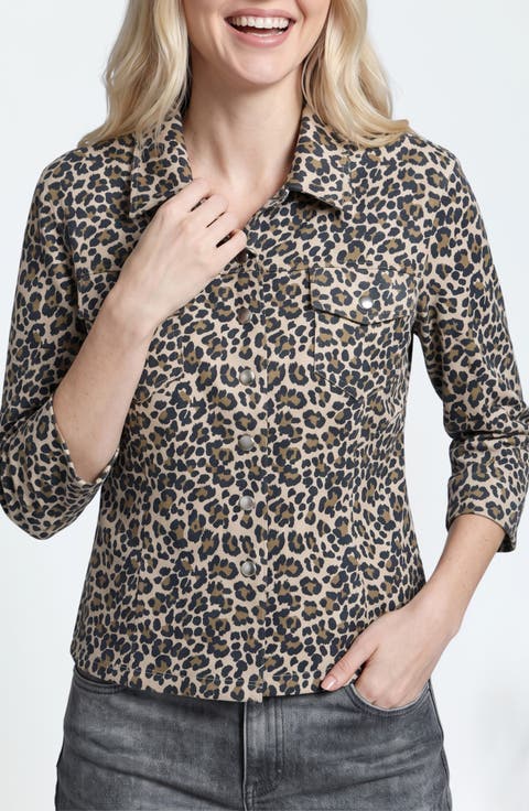 Faux Suede Shirt Jacket