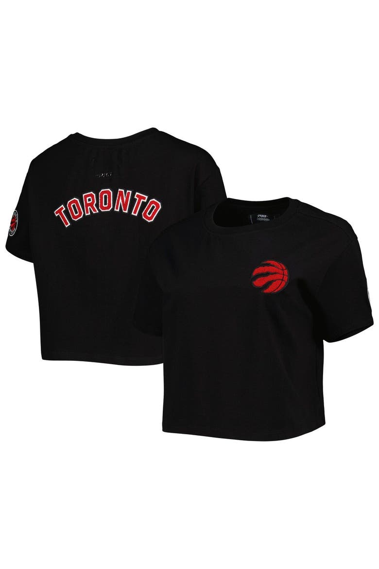 Women's Pro Standard Black Toronto Raptors Classics Boxy T-Shirt, Main, color, Black