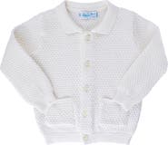 Feltman Brothers Popcorn Stitch Cotton Cardigan
