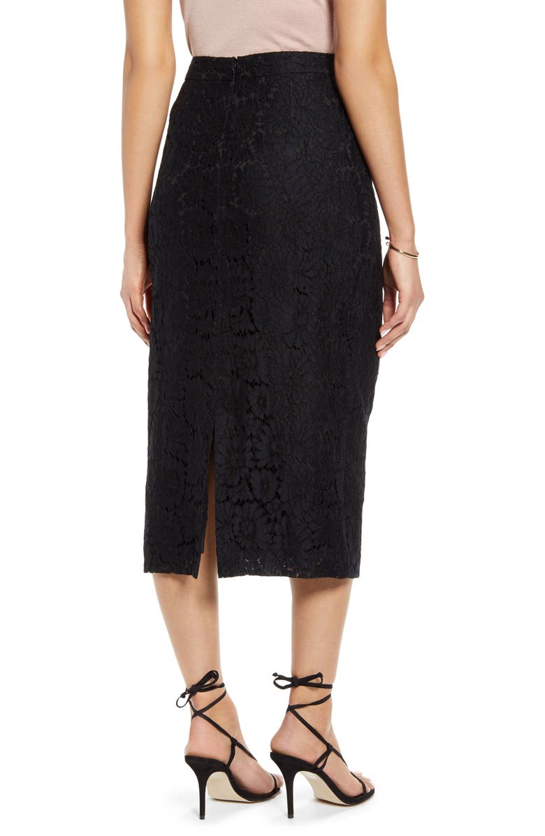 Halogen<sup>®</sup> Lace Pencil Skirt, Alternate, color, 