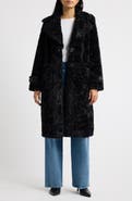 Sam Edelman Longline Faux Fur Coat