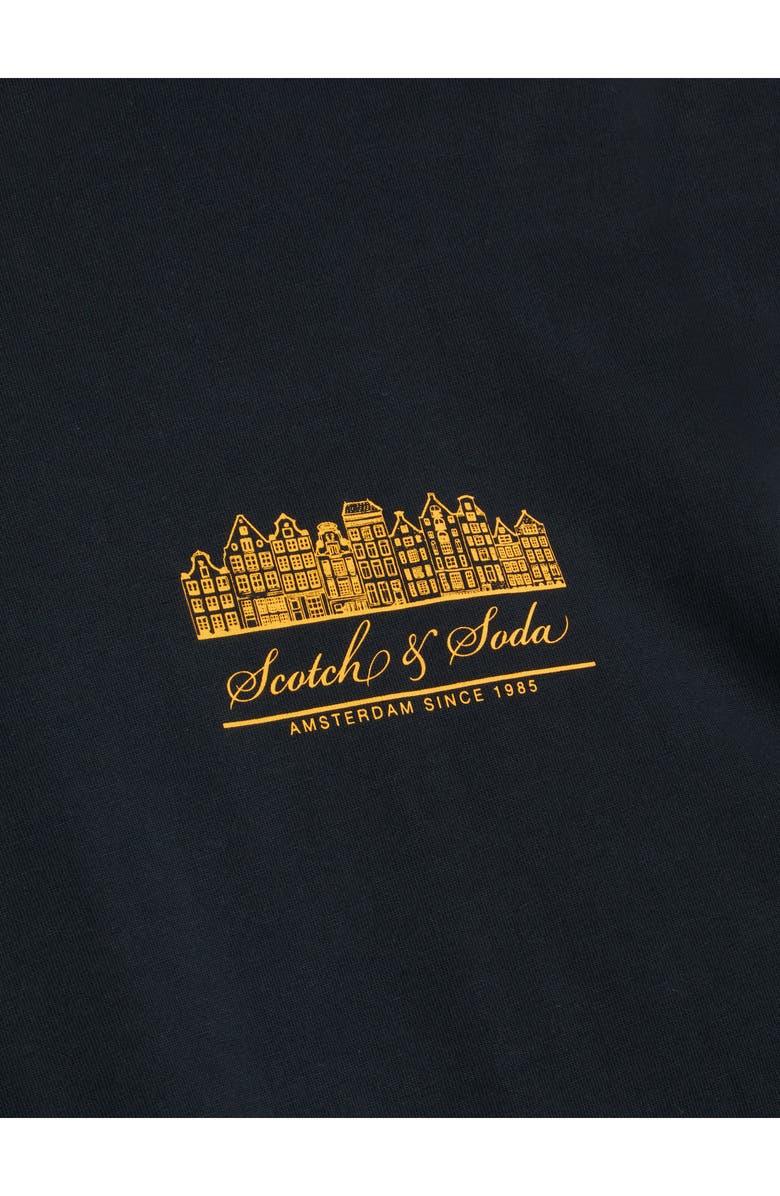 Scotch & Soda Logo Cotton Graphic T-Shirt, Alternate, color, Anthracite