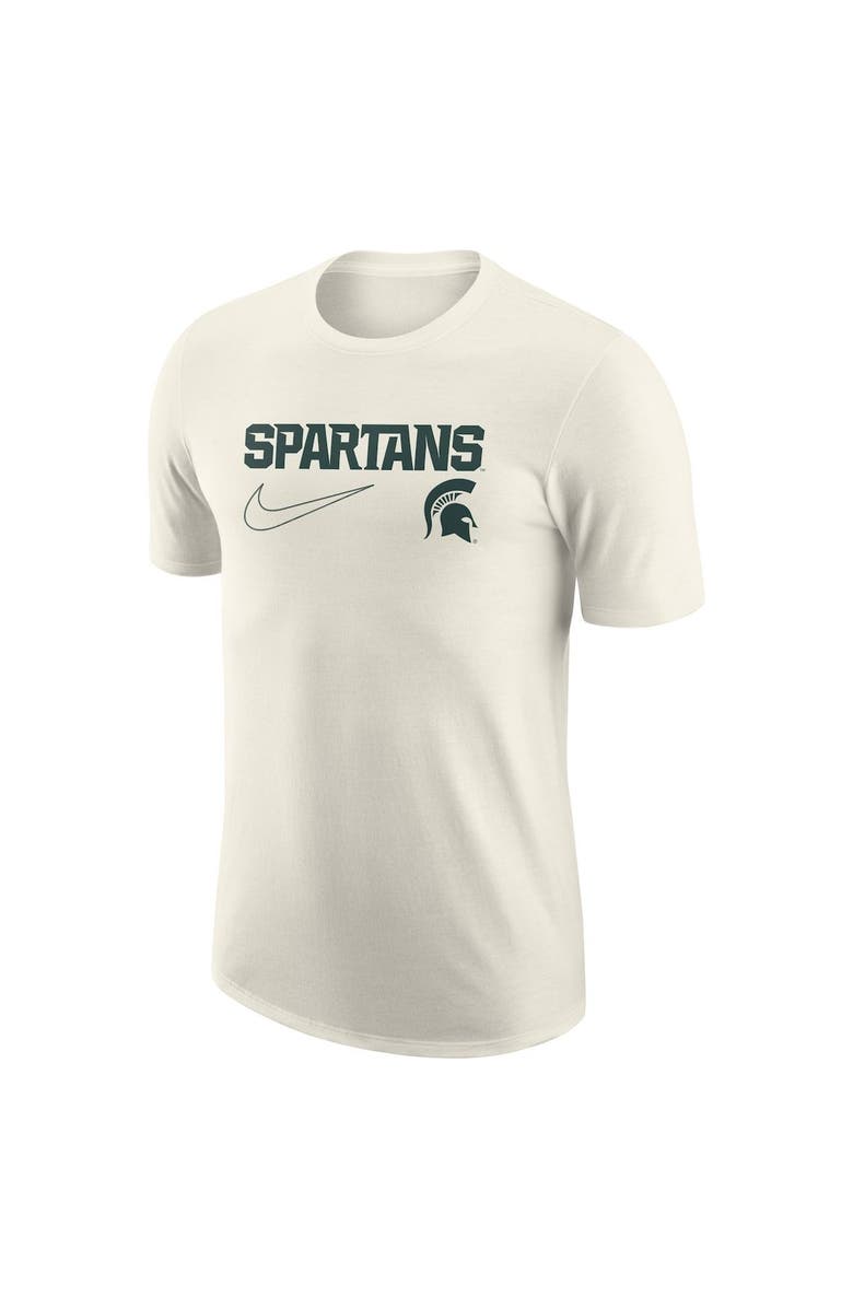 Nike Men's Nike Michigan State Spartans Natural Swoosh Max90 Loose Fit T-Shirt, Alternate, color, 