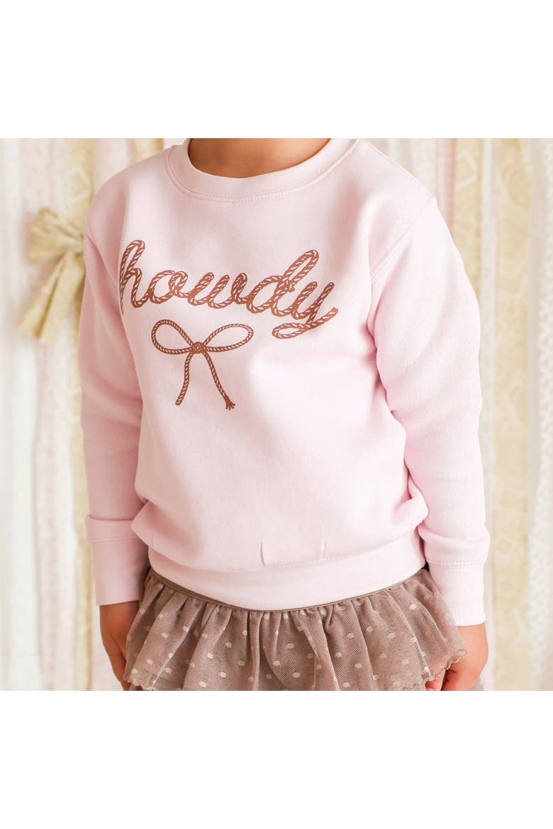 Howdy Darling Western Sweatshirt, Alternate, color, Ballet Pink