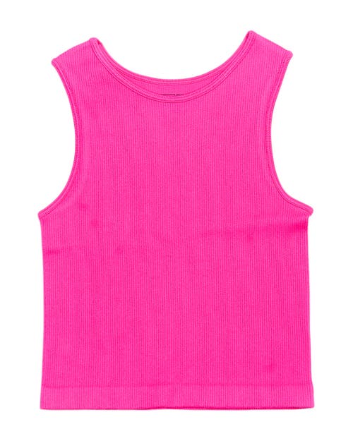Malibu Sugar Littles Ribbed Crop Sport Tank Top