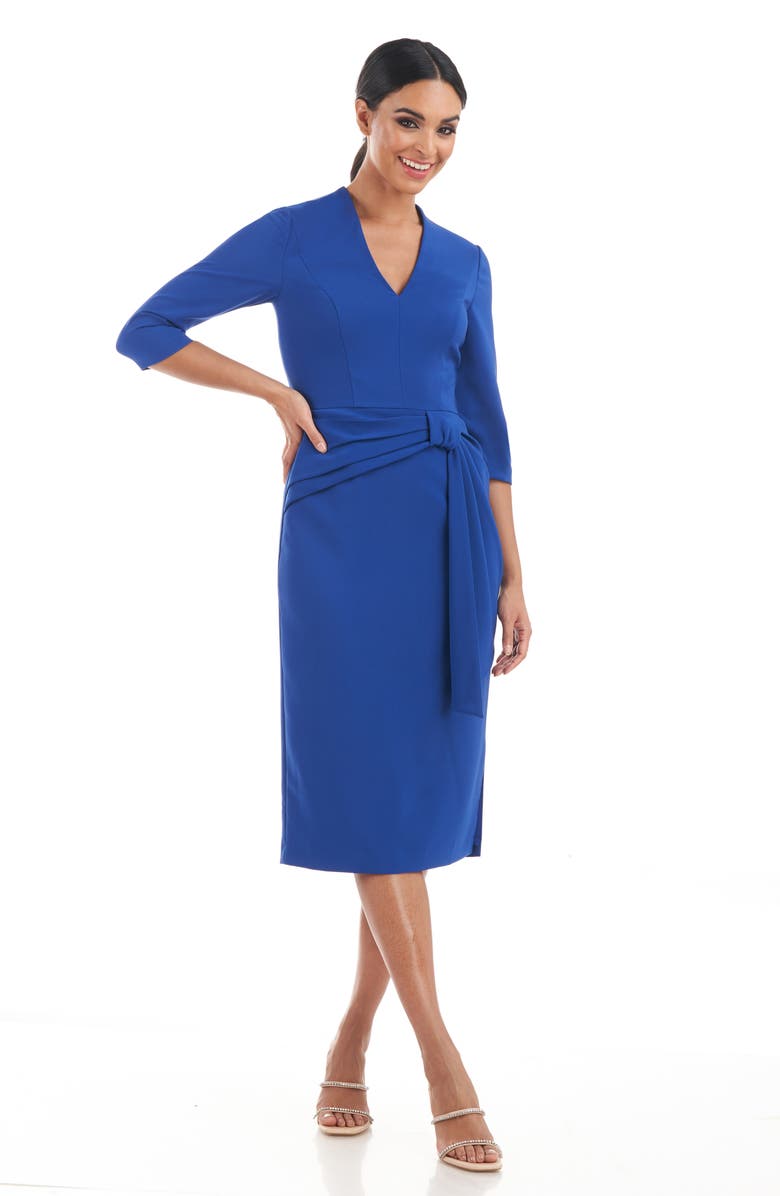 Kay Unger Londyn Midi Dress, Alternate, color, 