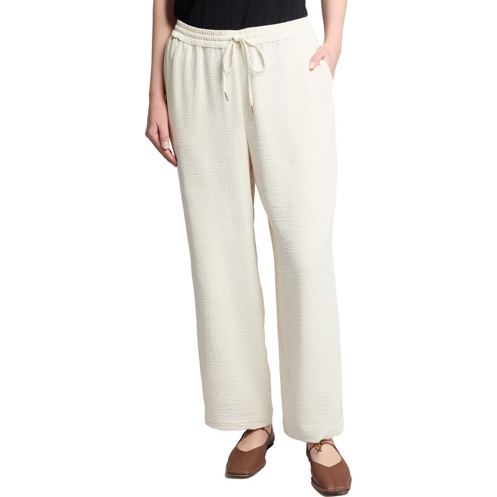 Jones New York Collection Compression Lexington Straight Leg Pant In White