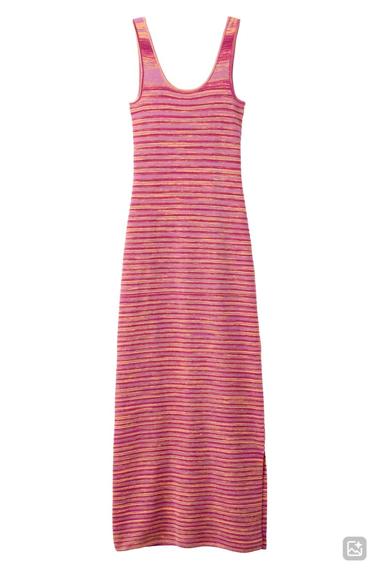 Stripe Sleeveless Maxi Dress, Alternate, color, PINK
