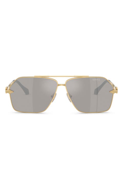 63mm Pilot Sunglasses