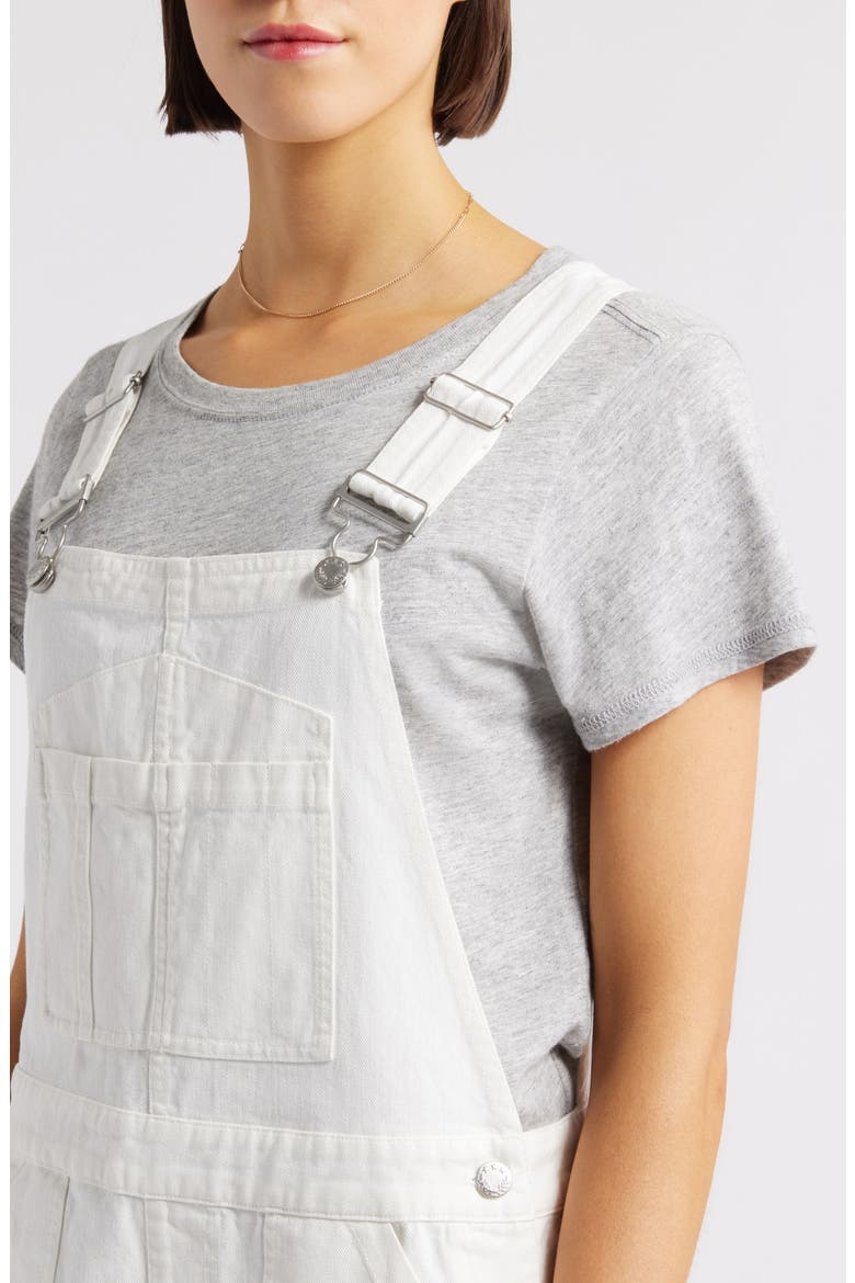 Lili Denim Overalls, Alternate, color, WHITE