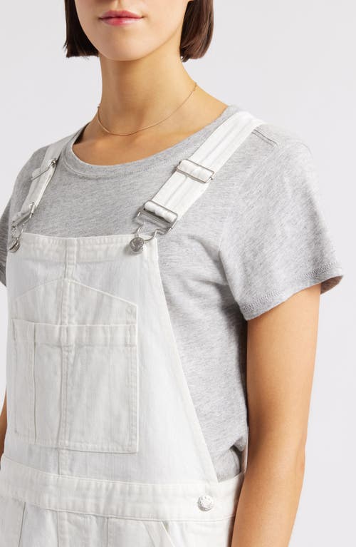 Alex Mill Lili Denim Overalls In White