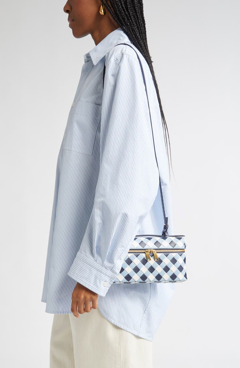 Bottega Veneta Bang Bang Tricolor Intrecciato Vanity Case, Alternate, color,