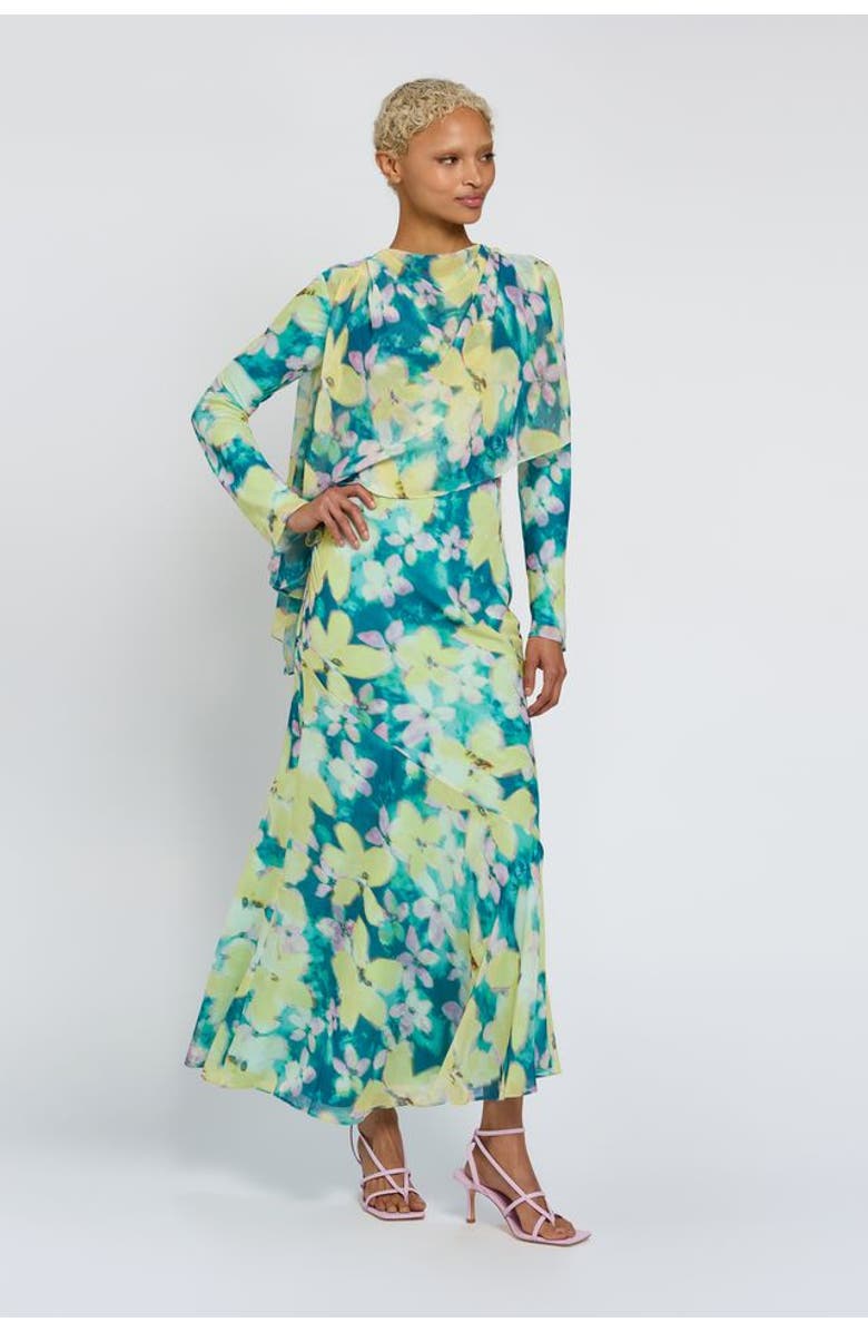 Daska Ali Dress, Main, color, Blur Print