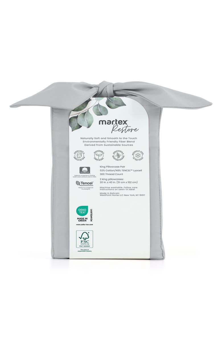 WESTPOINT HOME Set of 2 Cotton & Tencel<sup>®</sup> Lyocell Sateen Pillowcases, Alternate, color, 