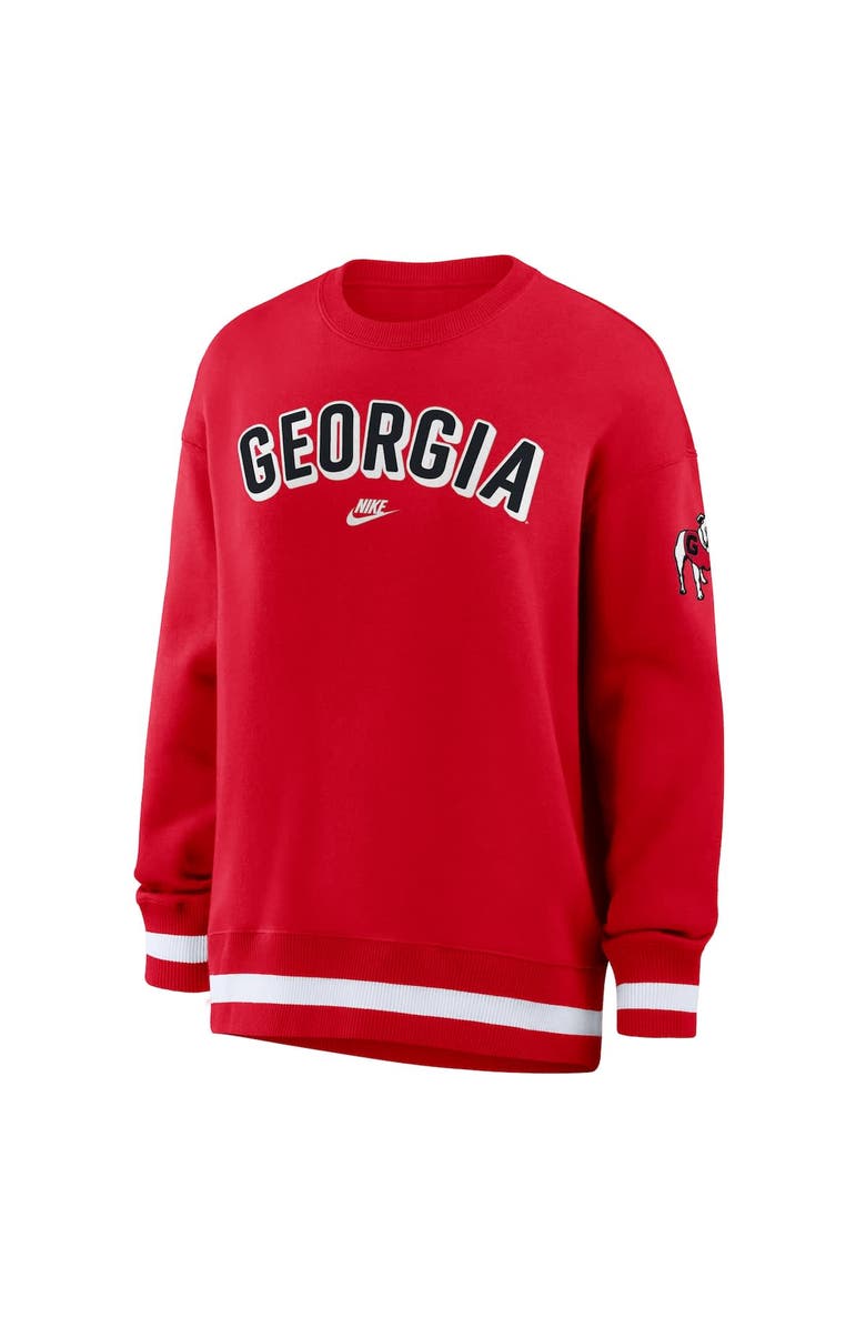 Nike Women's Nike Red Georgia Bulldogs Oversized Legacy Phoenix Sweatshirt, Alternate, color, Red