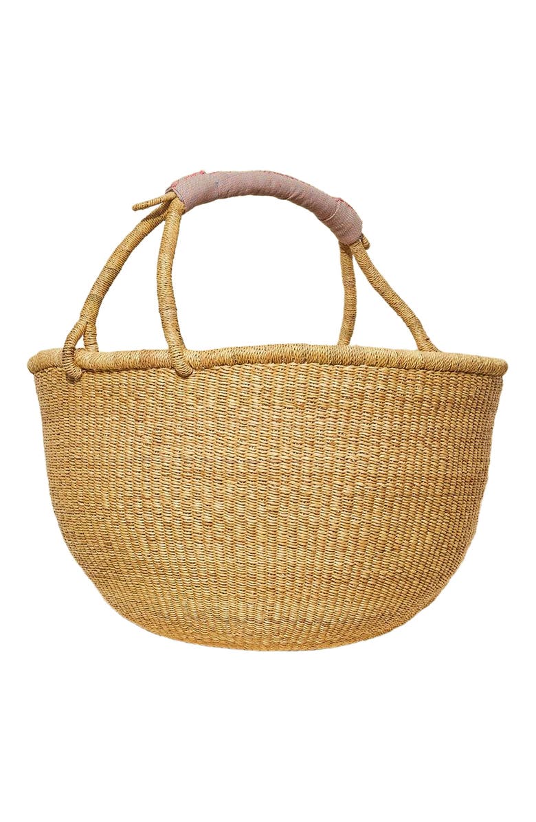 indego africa Bolga Basket Blush, Alternate, color, Natural
