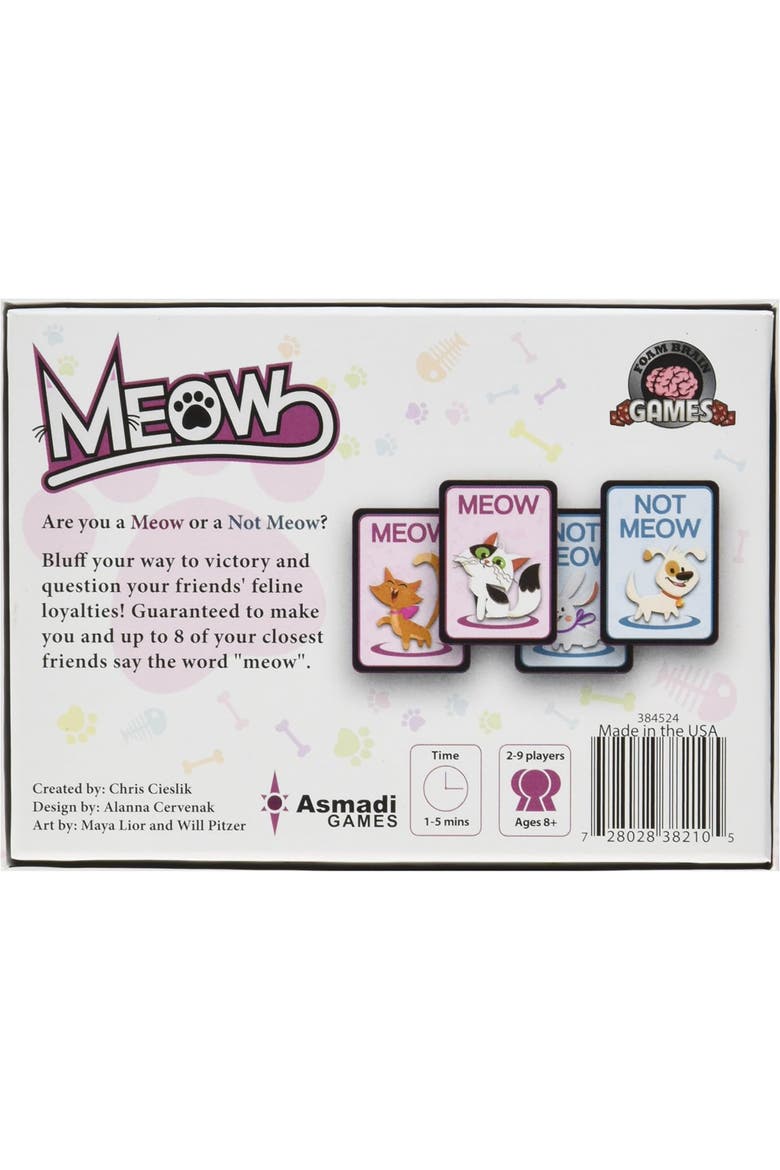 Meow Card Game, Alternate, color, Multicolored