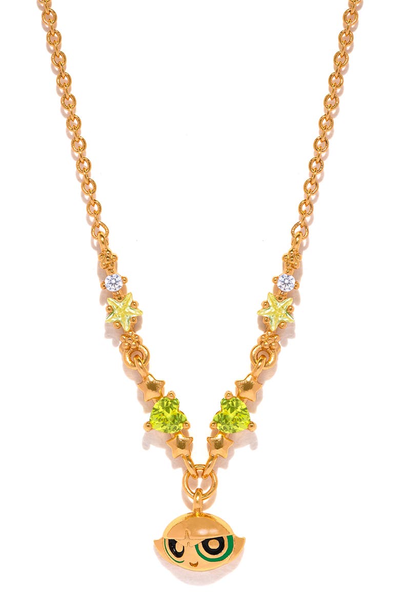 The Powerpuff Girls Pendant Necklace, Main, color, GOLD