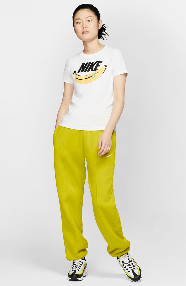 Nike Banana Swoosh Graphic Logo Cotton Tee, Alternate, color,
