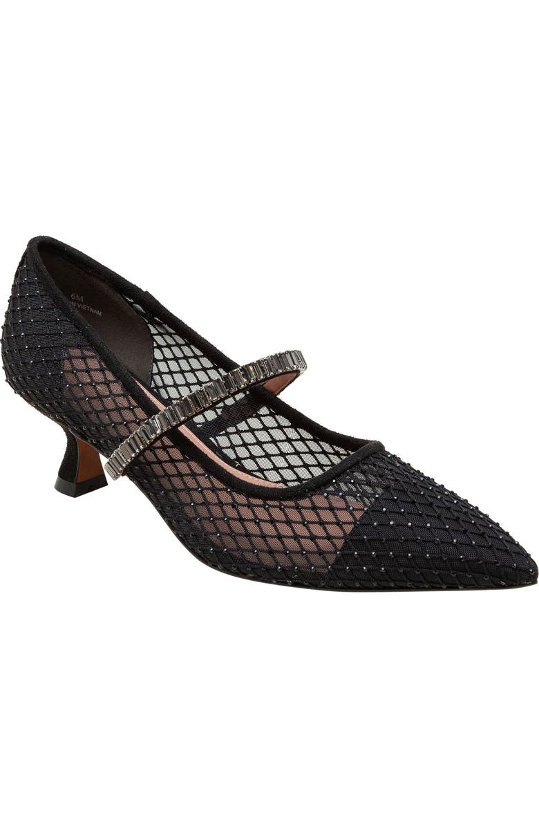 Linea Paolo Carmine Pointed Toe Pump, Main, color, Black