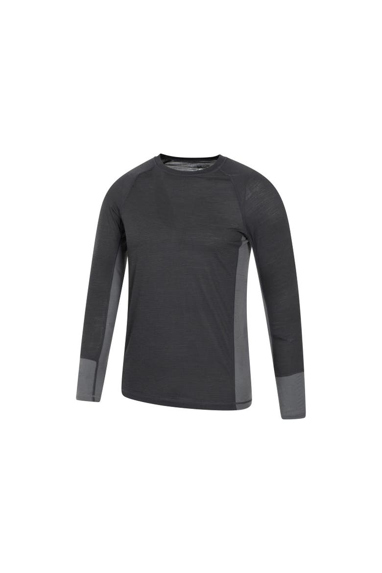 Long-sleeved Base Layer Top, Alternate, color, Charcoal